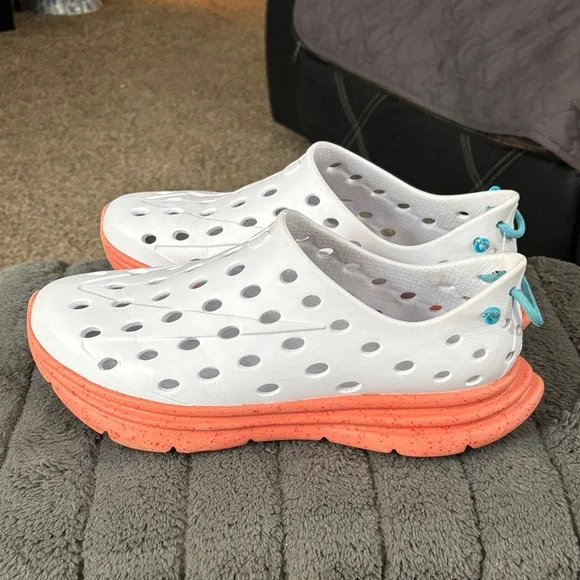 KANE recovery, shoes White and Coral Slip-On Shoes SZ 12 - Picture 3 of 14